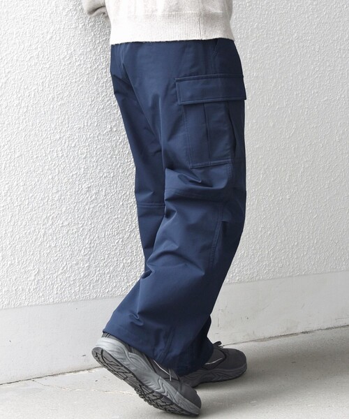 SHIPS any（シップス エニィ）の「SHIPS any:〈洗濯機可能〉裏起毛 ウォーム スマート ワイド イージー カーゴ パンツ◇（カーゴパンツ・メンズ・ネイビー/チャコールグレー/オリーブ・SMALL/MEDIUM/LARGE/X-LARGE）」の19枚目の写真