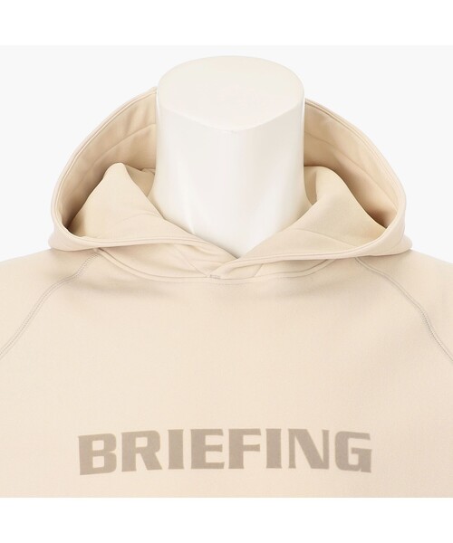 BRIEFING（ブリーフィング）の「【BRIEFING GOLF／ブリーフィングゴルフ】MS LOGO HOODIE（パーカー・メンズ・チャコール/オリーブ/ブラック/ベージュ・M/L/XL）」の6枚目の写真