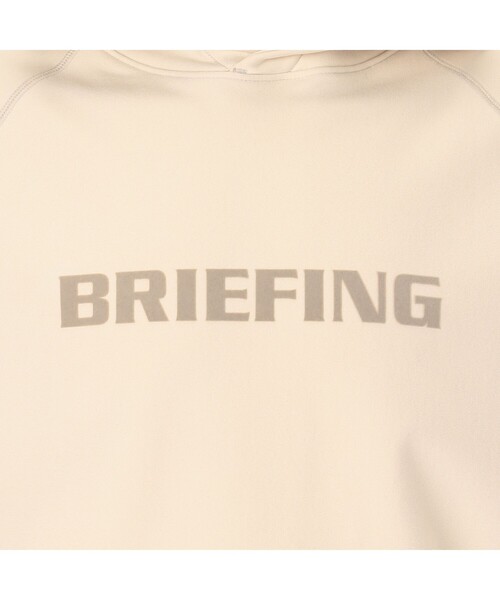 BRIEFING（ブリーフィング）の「【BRIEFING GOLF／ブリーフィングゴルフ】MS LOGO HOODIE（パーカー・メンズ・チャコール/オリーブ/ブラック/ベージュ・M/L/XL）」の7枚目の写真