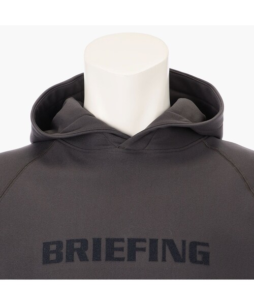 BRIEFING（ブリーフィング）の「【BRIEFING GOLF／ブリーフィングゴルフ】MS LOGO HOODIE（パーカー・メンズ・チャコール/オリーブ/ブラック/ベージュ・M/L/XL）」の22枚目の写真