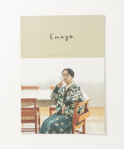 Emago(イマゴ)の「EMAGO 食パンプリントブローチ付きワンピース(ワンピース・レディース・アイボリー・FREE)」の2枚目の写真