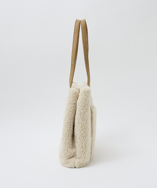soeur(スール)の「●SOEUR/ボアトートバッグ/ファーバッグ/A4サイズ(トートバッグ・レディース・ベージュ/ブラウン・フリー)」の12枚目の写真