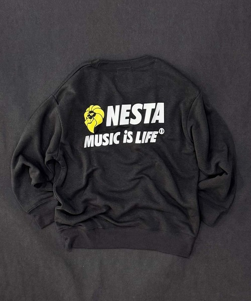 NESTA BRAND/ネスタブランド】オーバーサイズ トレーナー（スウェット