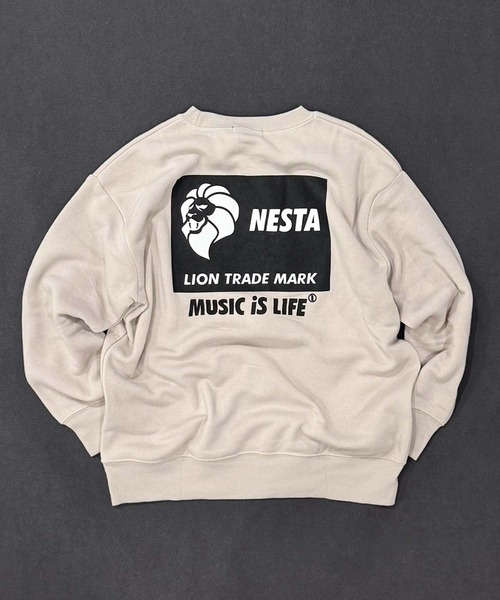 NESTA BRAND/ネスタブランド】オーバーサイズ トレーナー（スウェット