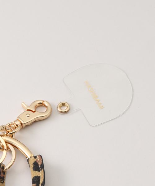 Spick & Span(スピックアンドスパン)の「《WEB限定追加2》HASHIBAMI / ハシバミ ウィンドベルレオパードハンドストラップ(その他小物・レディース・ベージュ・FREE)」の6枚目の写真