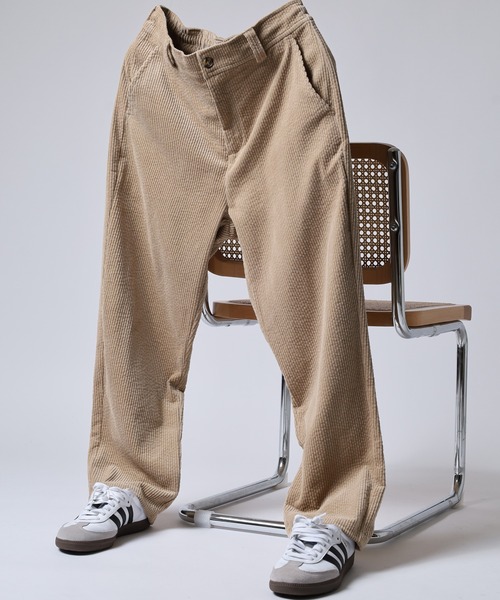 BIG MIKE(ビッグマイク)の「BIG MIKE コーデュロイ ワイドイージーパンツ セットアップ可能(その他パンツ・メンズ・ベージュ/ダークグリーン/ブラック・L/M/XL)」の1枚目の写真