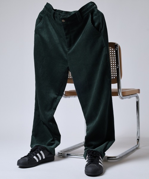 BIG MIKE(ビッグマイク)の「BIG MIKE コーデュロイ ワイドイージーパンツ セットアップ可能(その他パンツ・メンズ・ベージュ/ダークグリーン/ブラック・L/M/XL)」の3枚目の写真