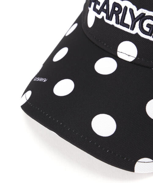 セール】ランダムドット柄バイザー (UNISEX)（キャップ）｜PEARLY