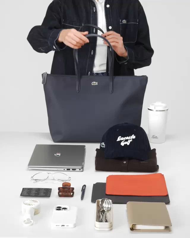 L．12．12 プチピケ ラージ トートバッグ | LACOSTE/ラコステ 