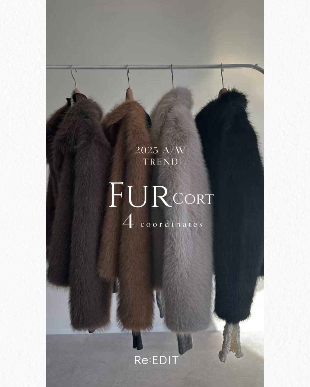 2025AW COLLECTION]フェイクファーステンカラーブルゾン（ブルゾン