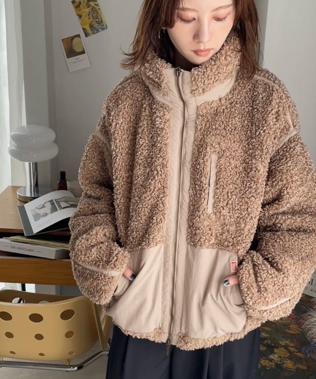 セール】《JaVaジャバコラボ》ぬくぬく愛らしい◎プードルボア