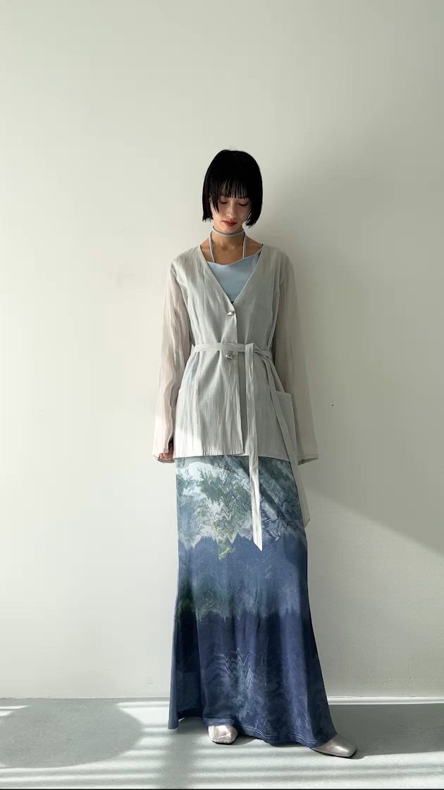 Art Print Skirt/アートプリントスカート（スカート）｜sahara（サハラ
