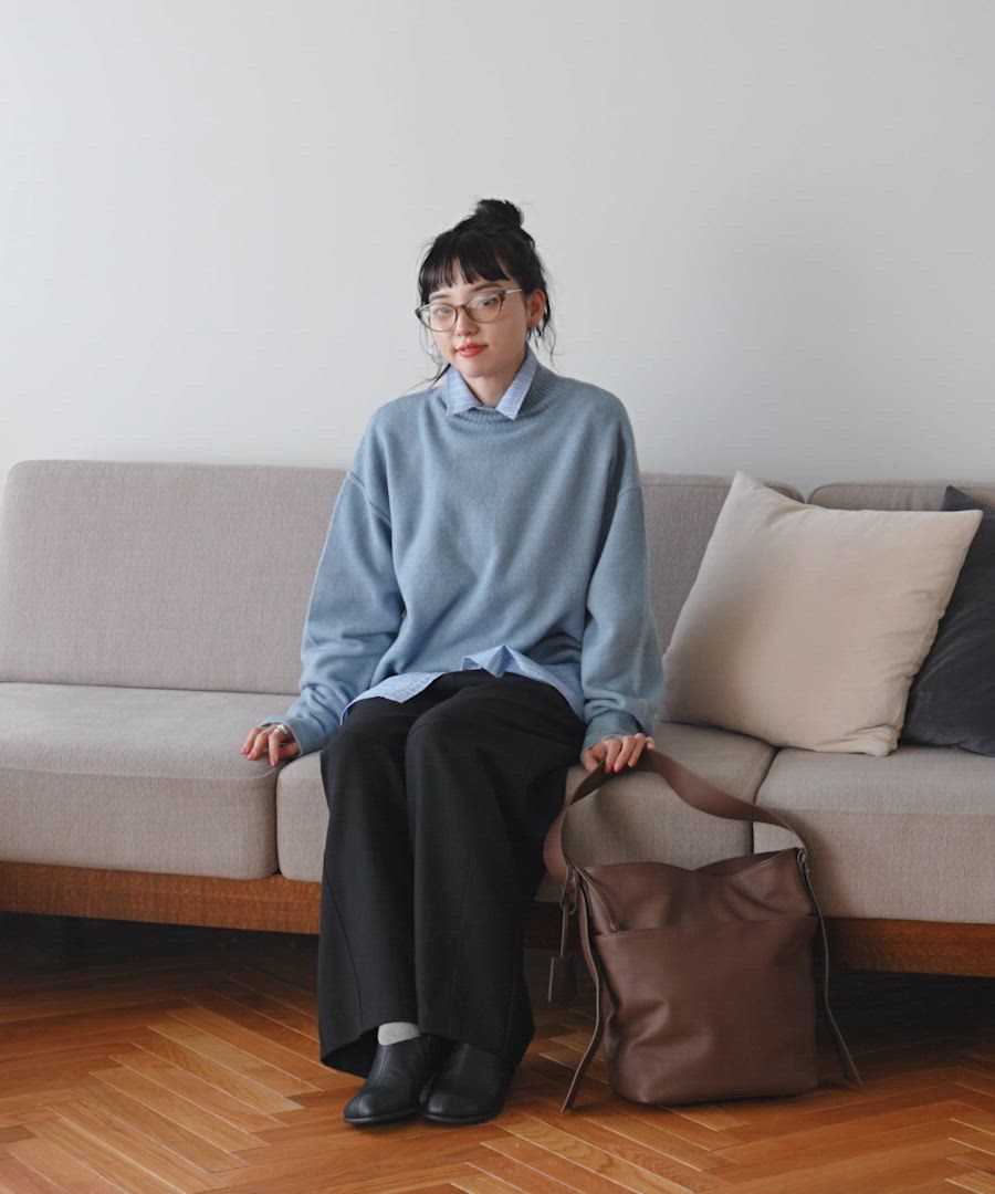 セール】Wコアスパンハイネックプルオーバー（ニット/セーター）｜niko