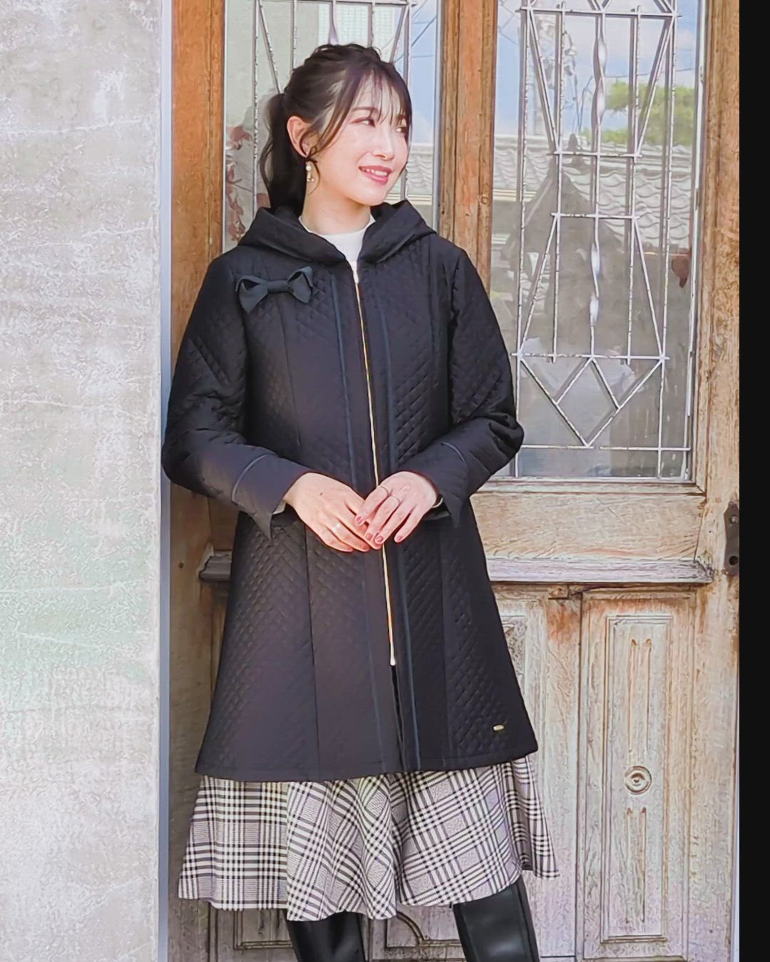 セール】【M-StyleLuxe監修】【リボンクリップ付】キルティングリボン