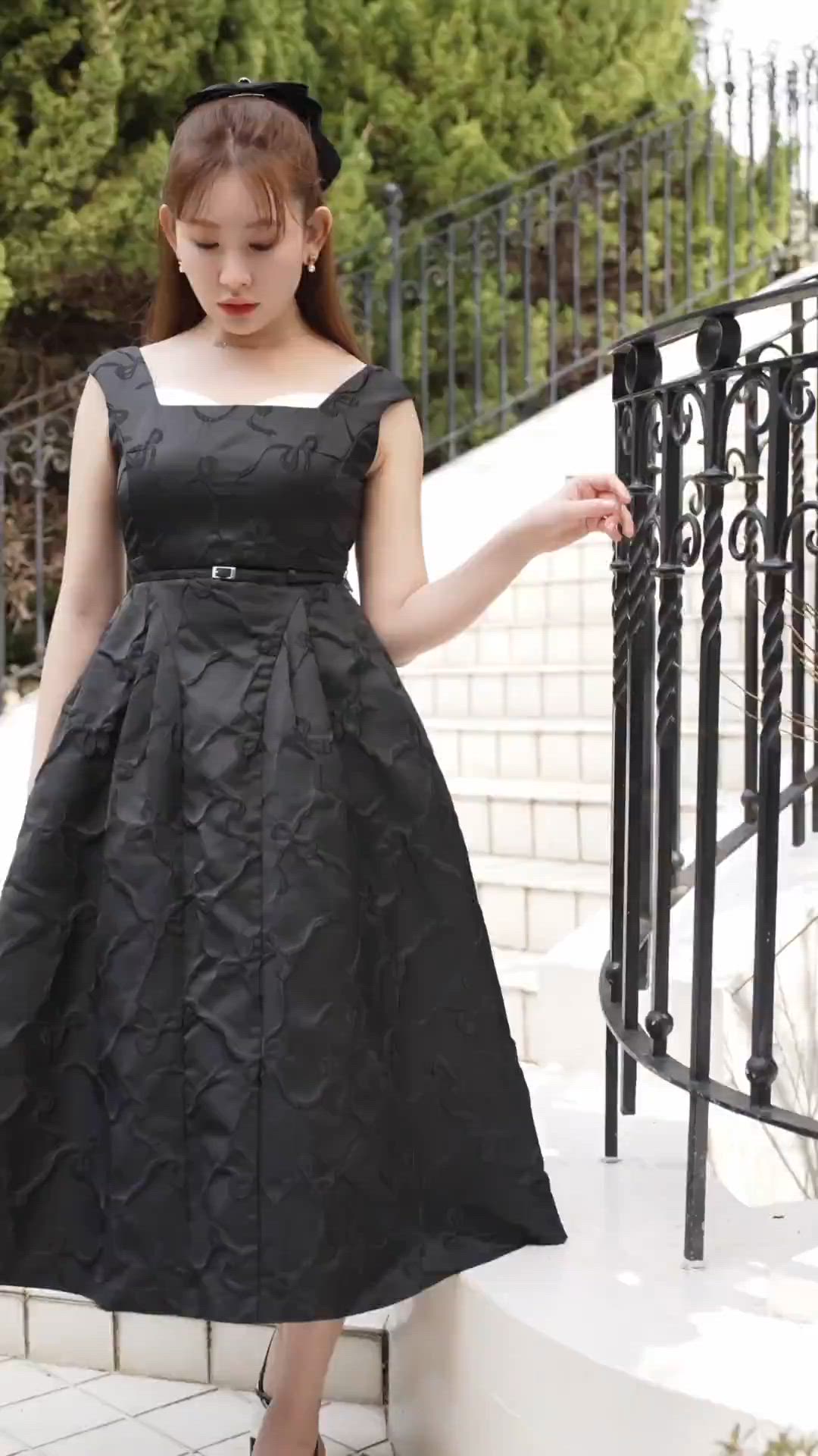 Le Lien Jacquard Dress（ワンピース）｜Her lip to（ハーリップトゥー