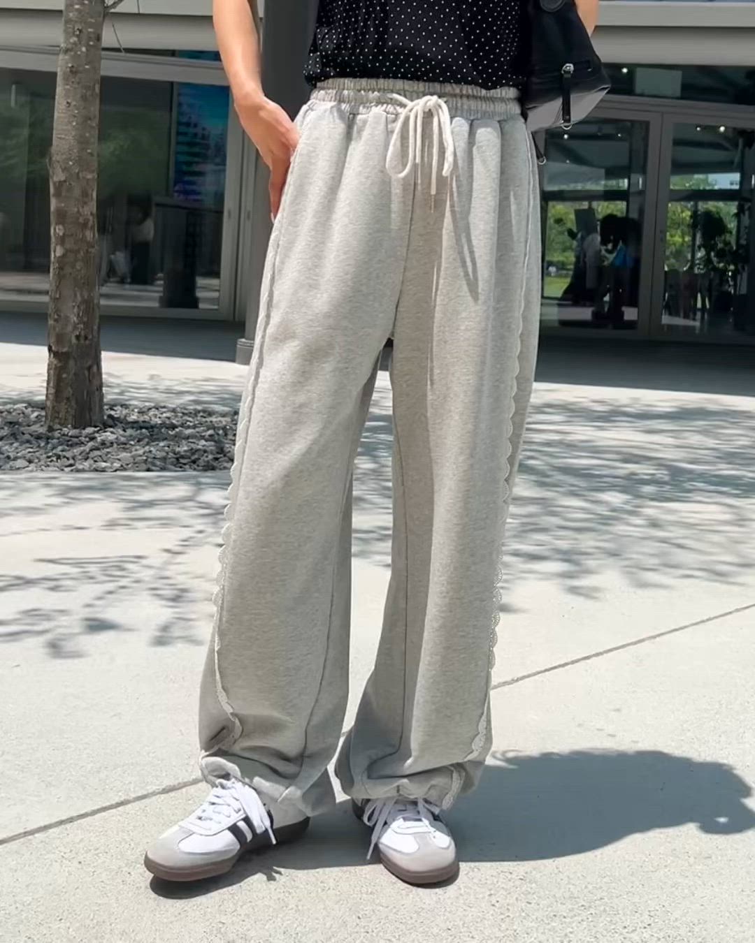 レース切替 スウェットパンツ サイド レース パンツ 白 moment スウェットパンツ ジャージ サイドレース切替スウェットパンツ レディース ZOZOTOWN Yahoo 店 - 通販 - Yahoo ショッピング