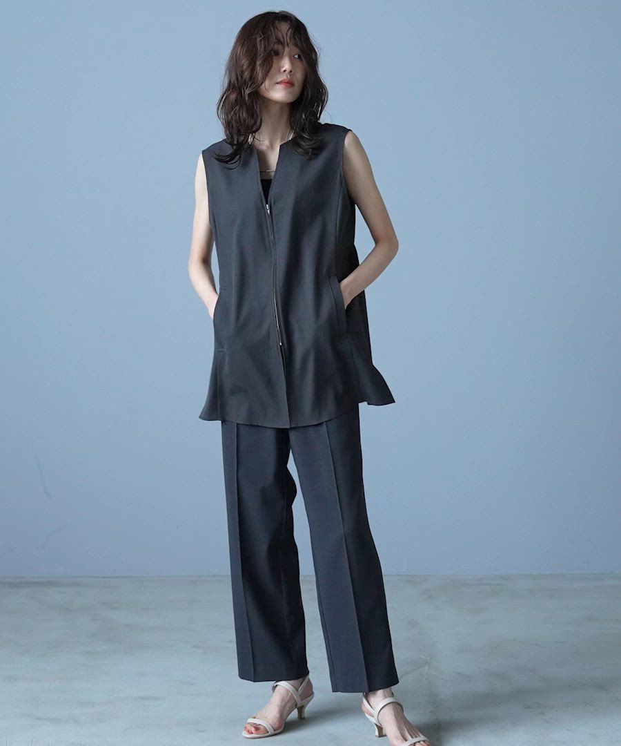 セール】お手入れラクラクZIPベスト/499688（ベスト）｜GLOBAL WORK