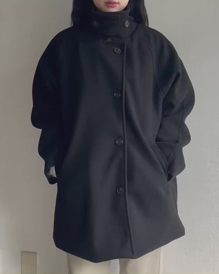 UNE MANSION インナーキルティングペディンハイネックハーフコート セール】【ハイネック＆襟ありを楽しめる2way仕様】インナー