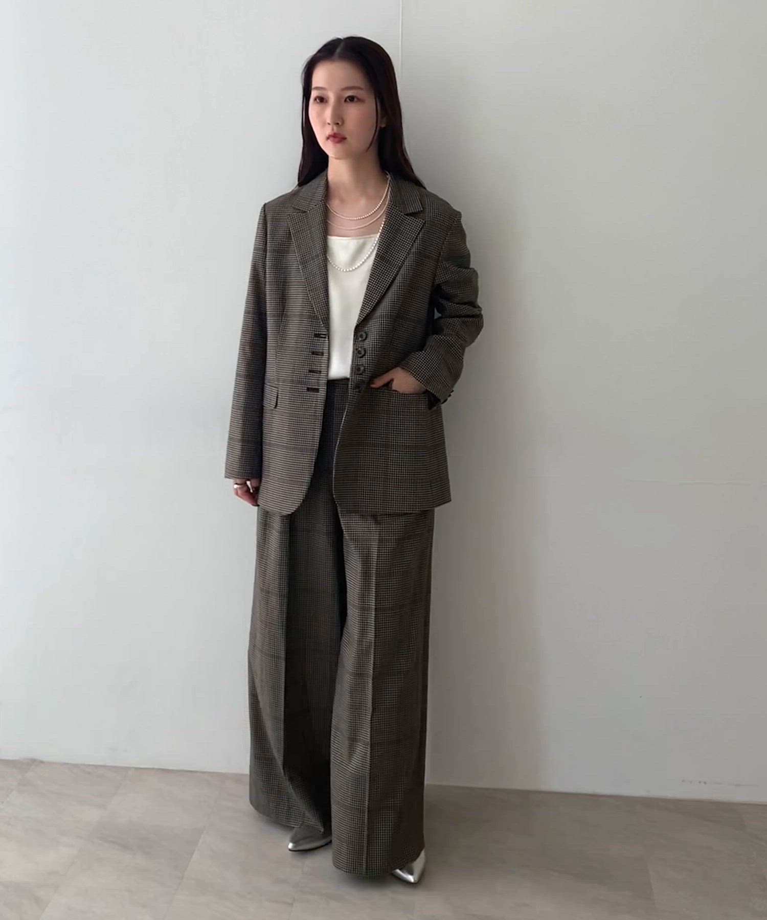 セール】チェックテーラードジャケット（その他アウター）｜URBAN