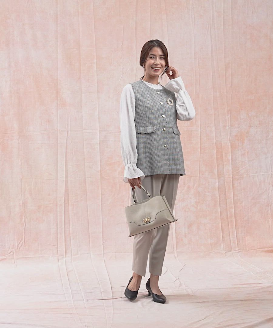 ツイードペプラムジレ/591837（その他アウター）｜GLOBAL WORK