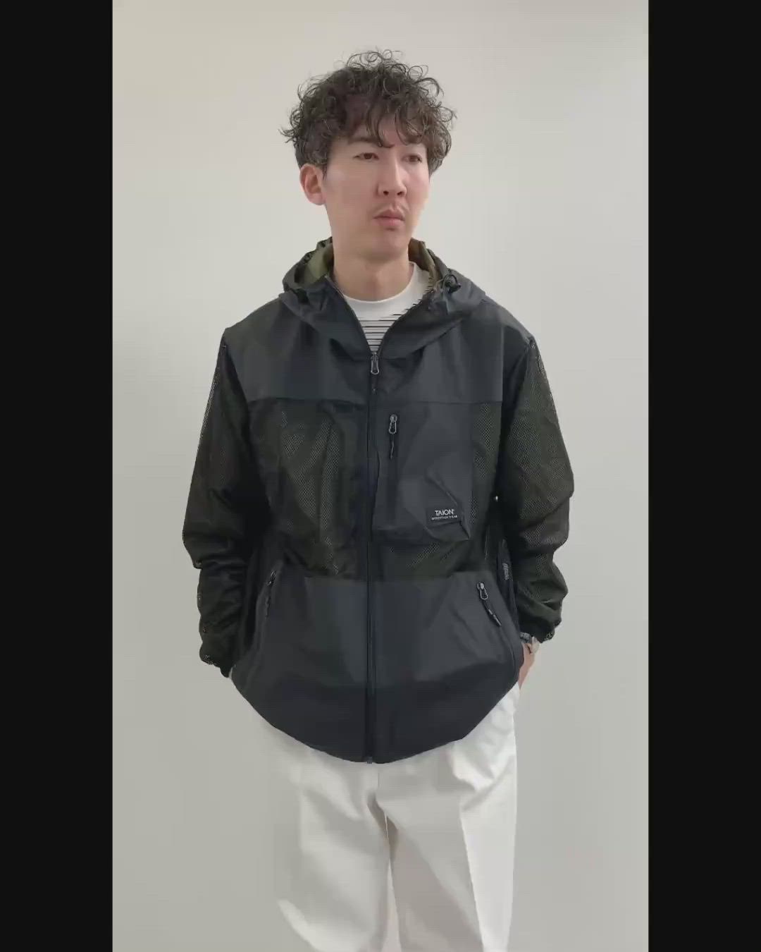 TAION/タイオン】NON DOWN MOUNTAIN R/S HOOD JK 26SS（ブルゾン