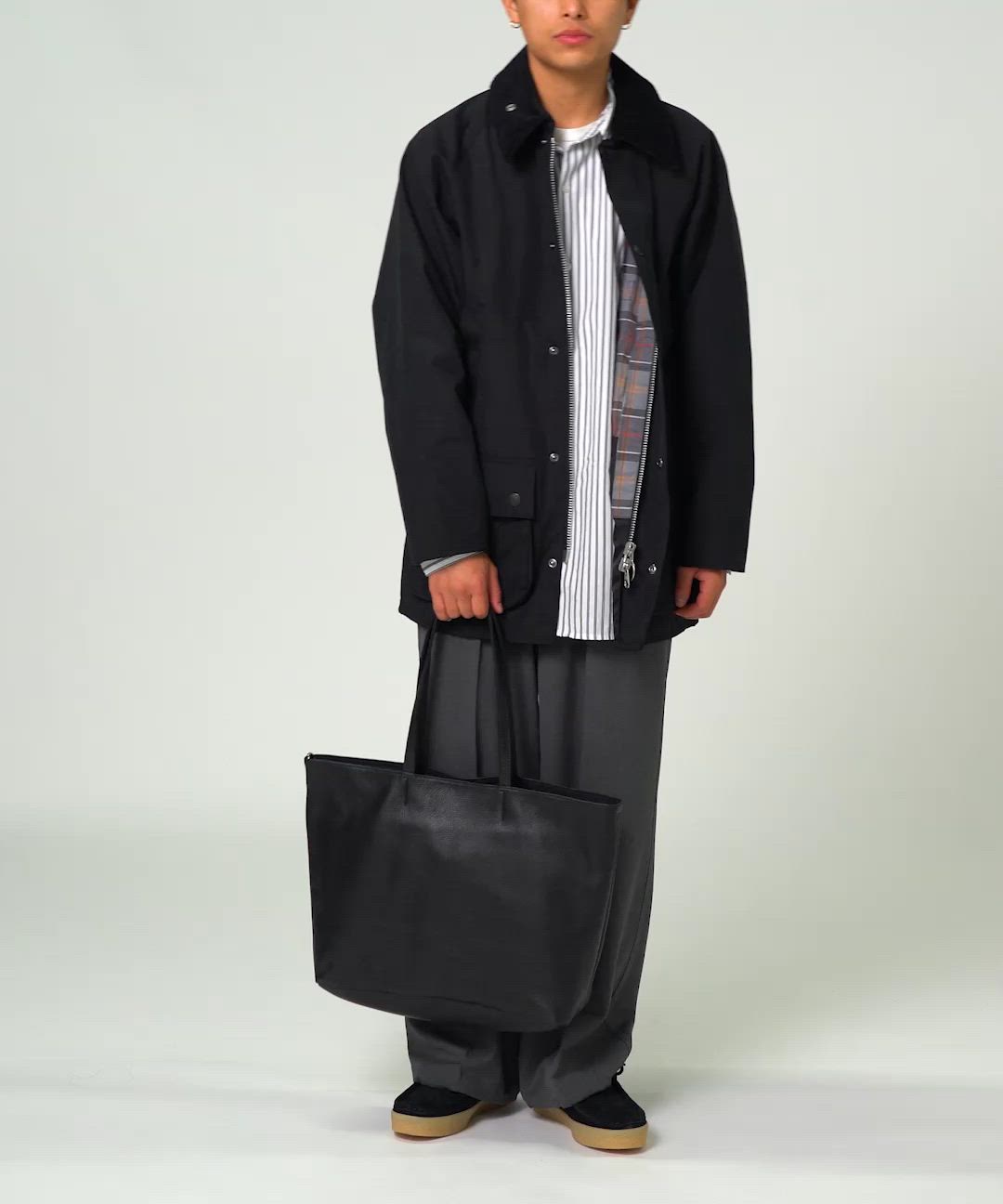 ユニセックス】レザー トートバッグ【A4サイズ・ノートPC収納