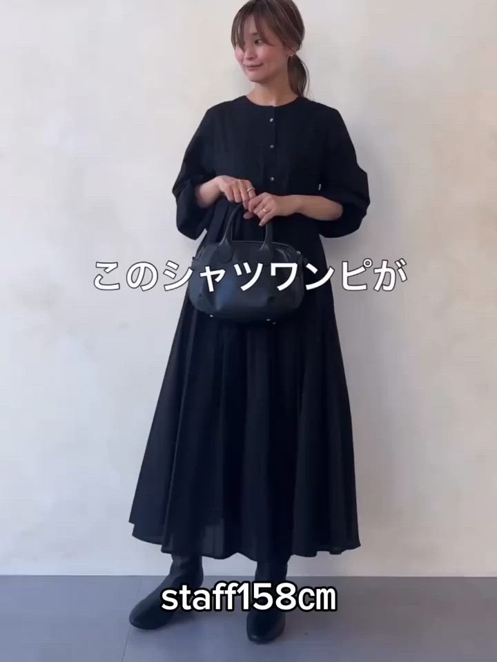 さらに値下げBEARDSLEY 0サイズ ワンピース　未使用 ブラック BEARDSLEY ギャザーワンピース黒サイズ0