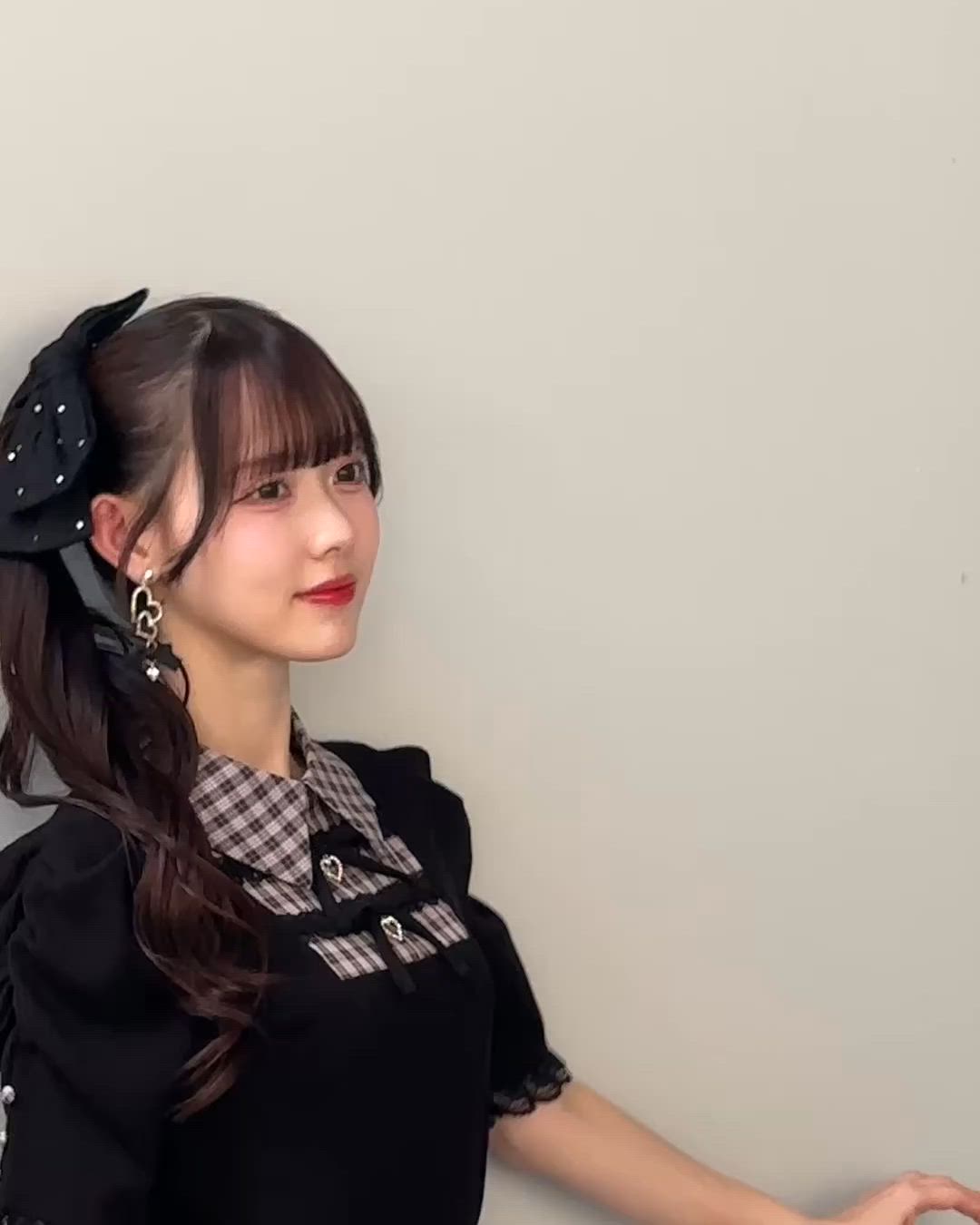 SNSで大バズリ中】ダブルリボン配色レイヤードトップス（Tシャツ