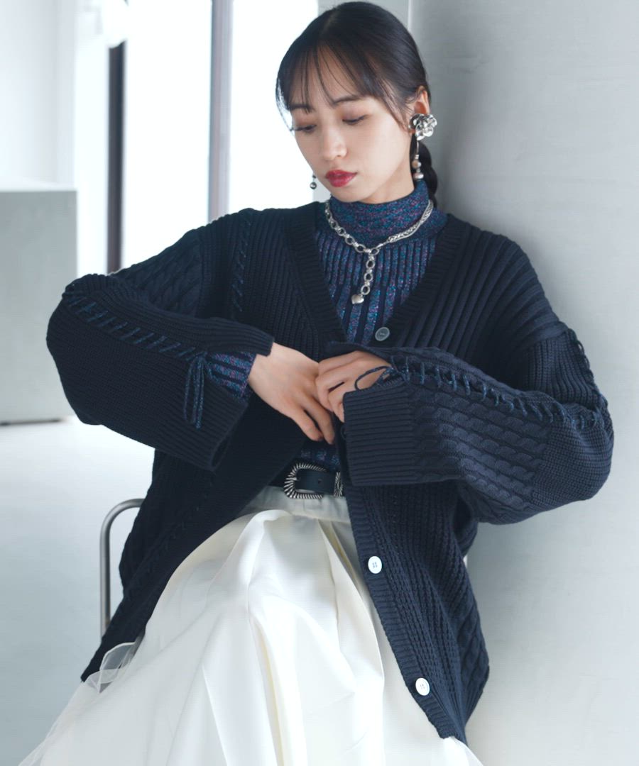 セール】パッチワークカーディガン(HARE)（カーディガン/ボレロ