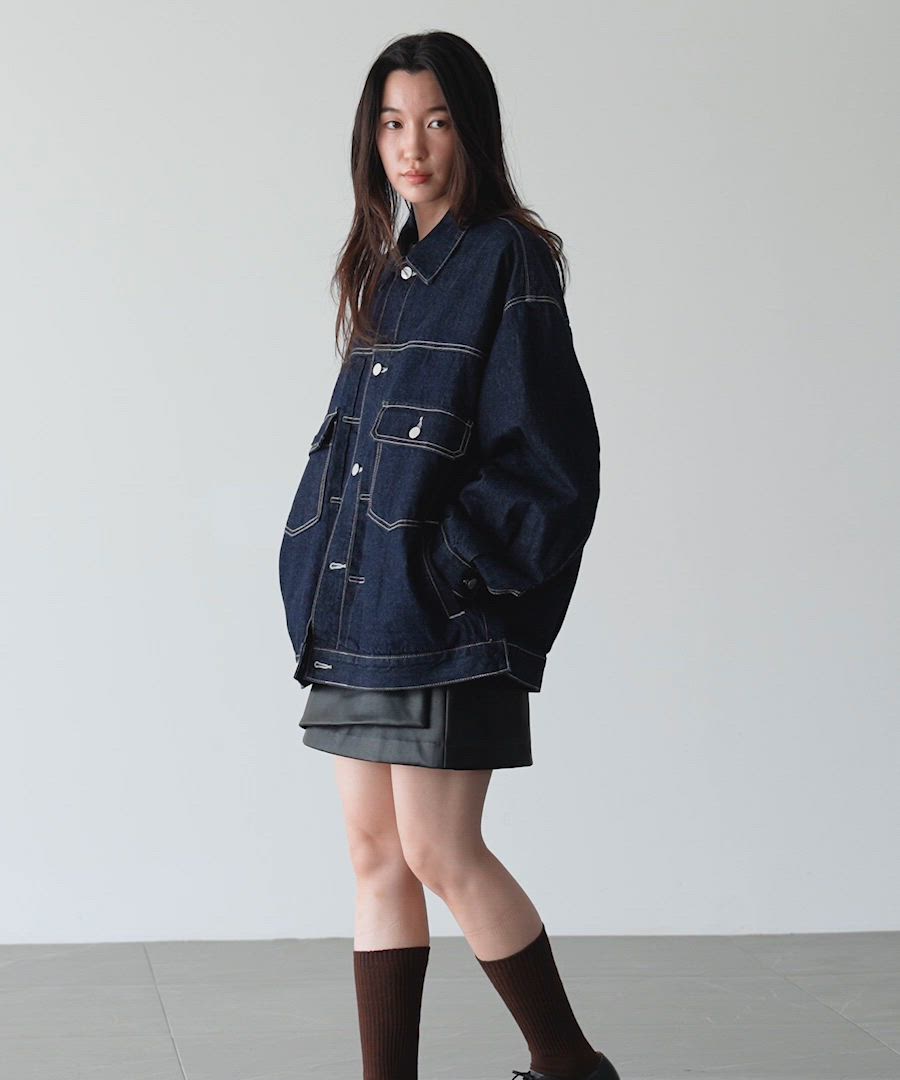 セール】【LFM(U)】デニムタックジャケット 571361（デニムジャケット