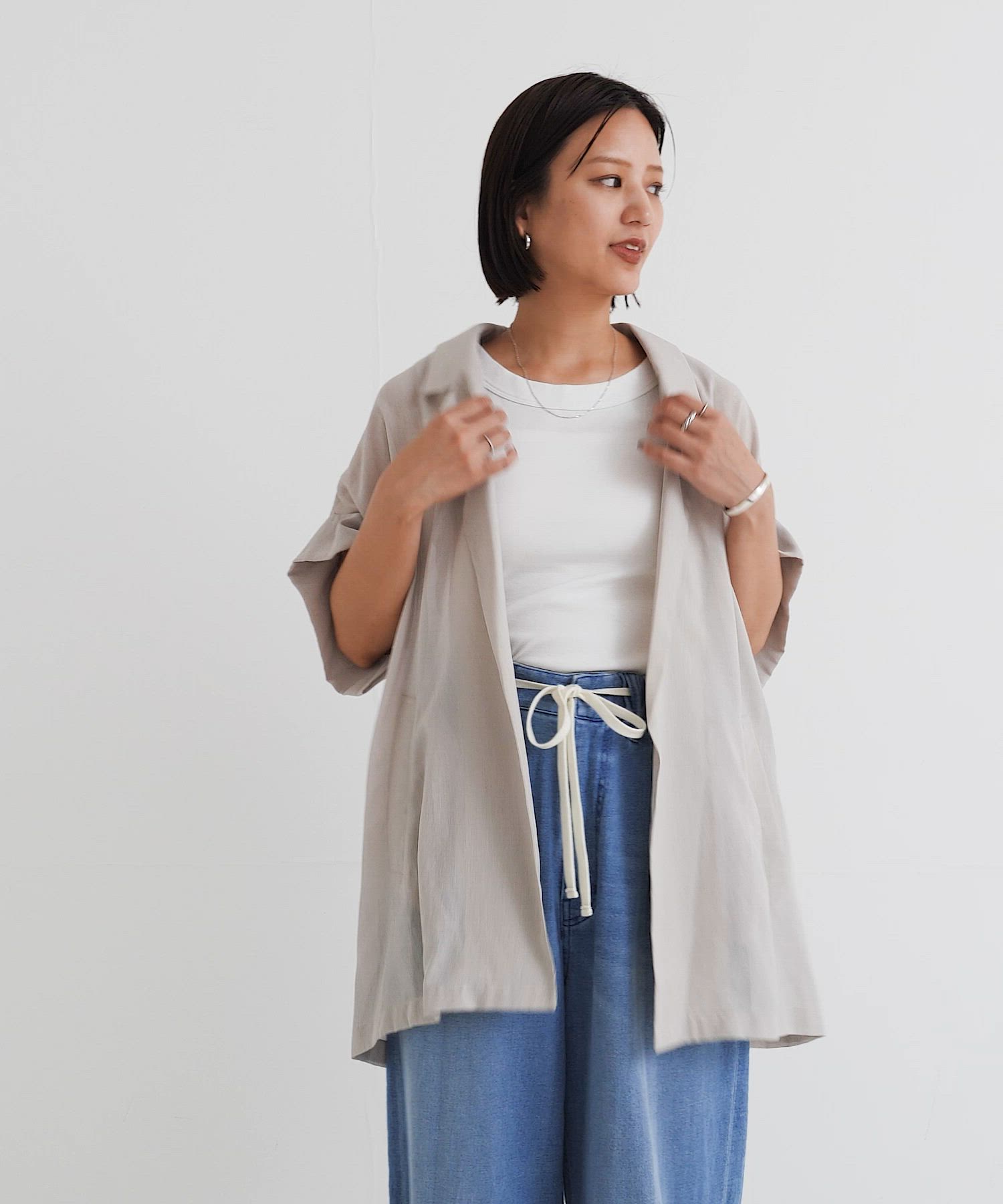 セール】シアーハーフスリーブジャケット（その他アウター）｜URBAN