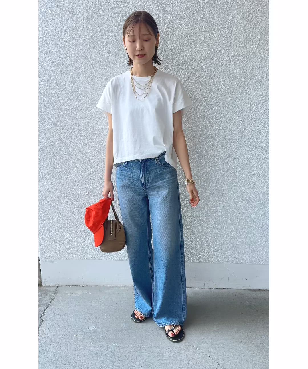 セール】〈接触冷感 / UVカット〉コクーン フレンチ スリーブ プル