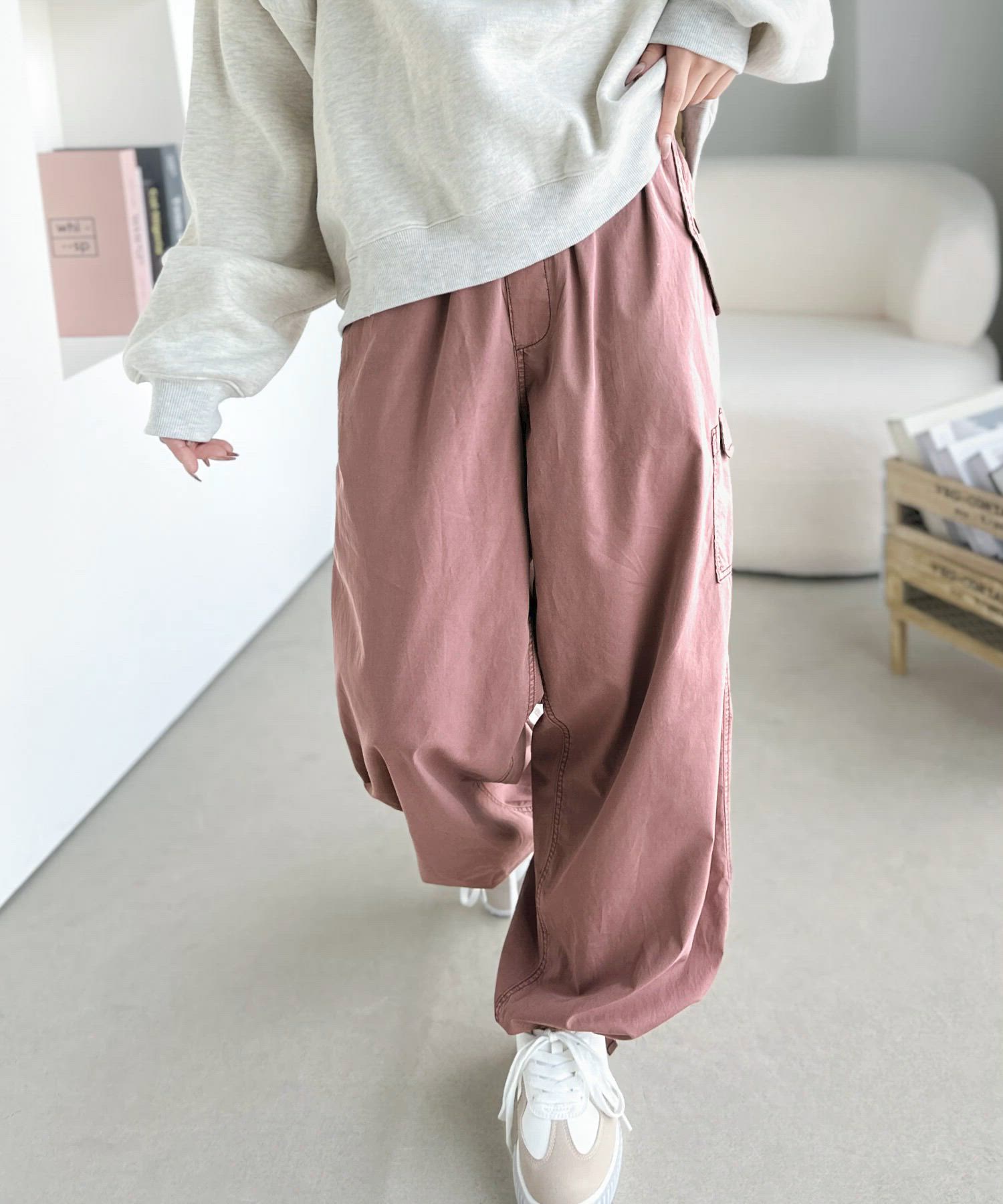 Joie de Vivreリネンラミー硫化染め　ワイドカーゴパンツ 楽天市場】【送料無料】Joie de Vivreリネンラミー硫化染めバイオ