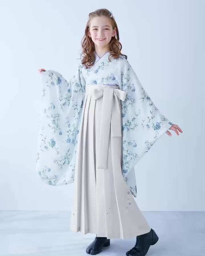 セール】着付け かんたん袴 3点セット 卒業式（着物）｜devirock