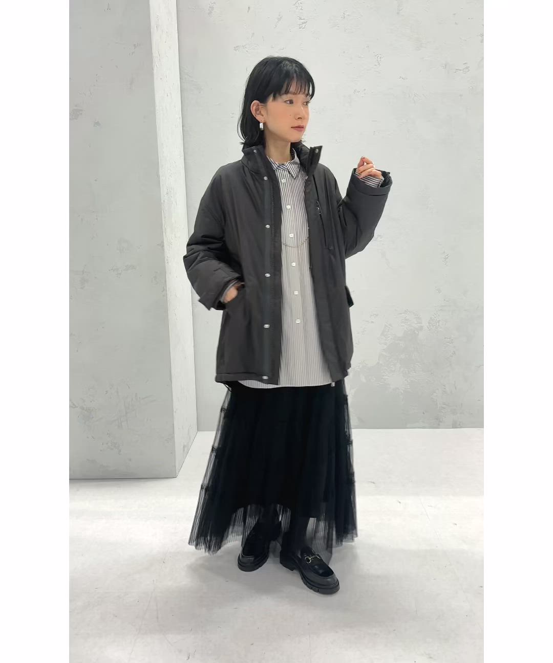 手洗い可能〉IMBOTEX 中綿 ミディ ジャケット（その他アウター