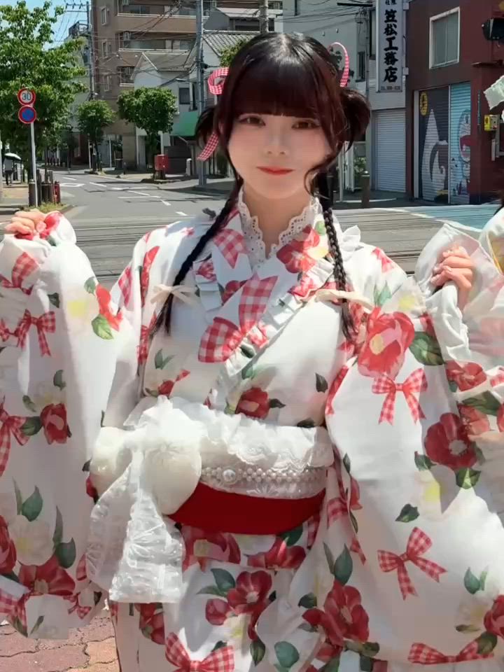 クティールとレトロ】2wayフリル浴衣セット（浴衣）｜kutir
