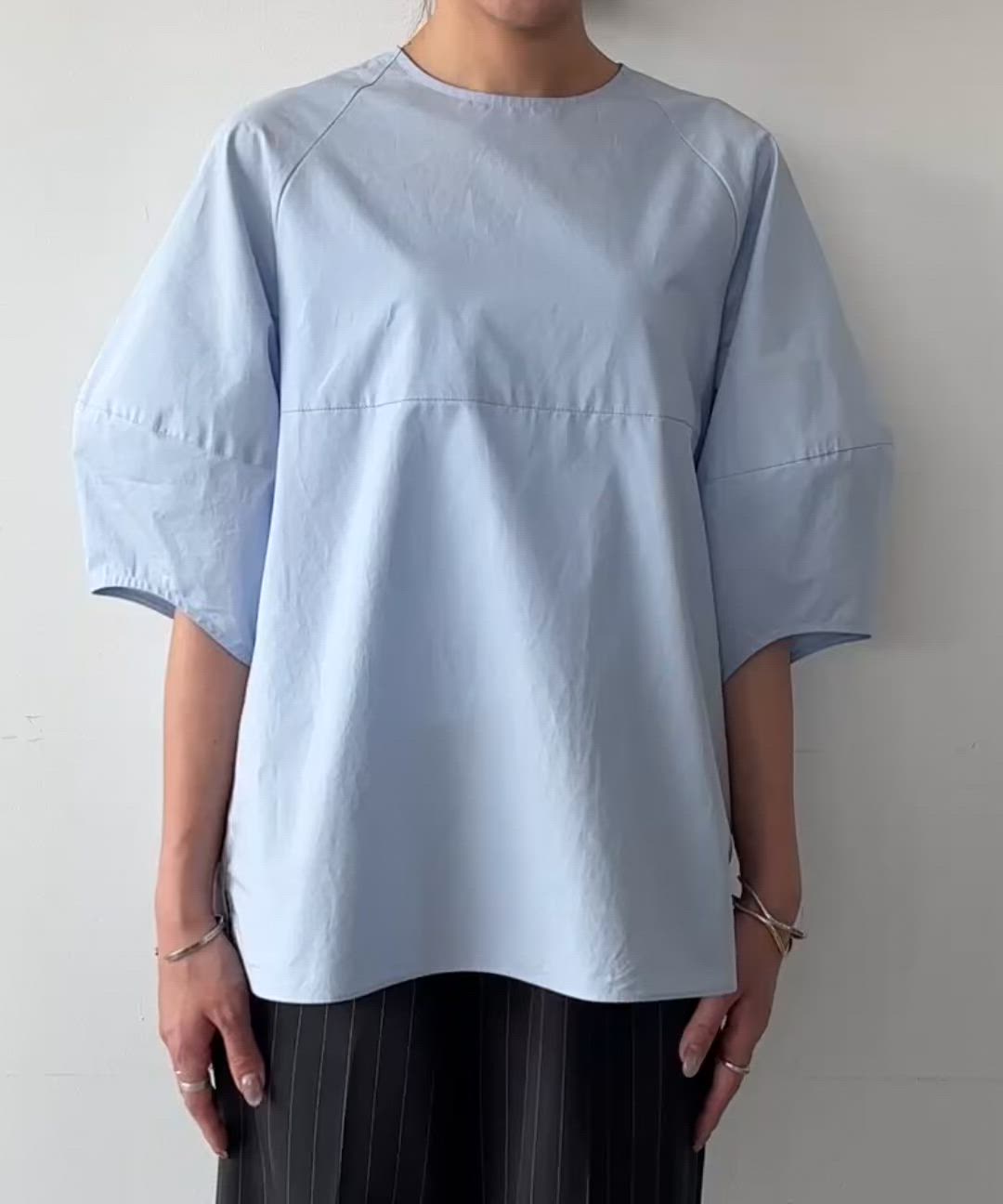 セール】【着用動画あり】ランタンスリーブブラウス（シャツ/ブラウス