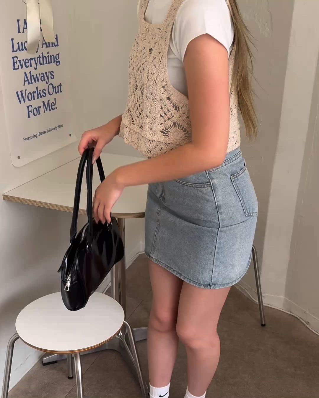 セール】ビスチェ クロシェ編み ベスト トップス ニットビスチェ