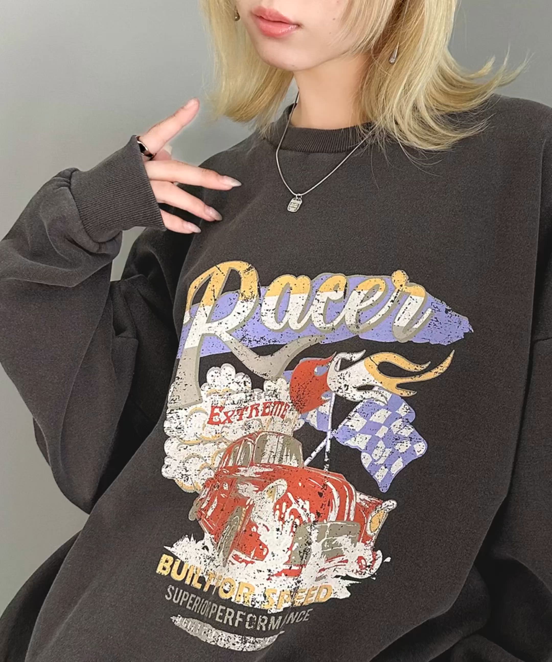 セール】《JaVa ジャバコラボ》大人のスポーツMIXテイスト。レーシング