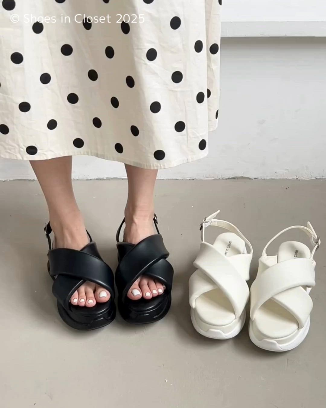 セール】厚底 クッション ボリュームソール クロスベルト スポーツ