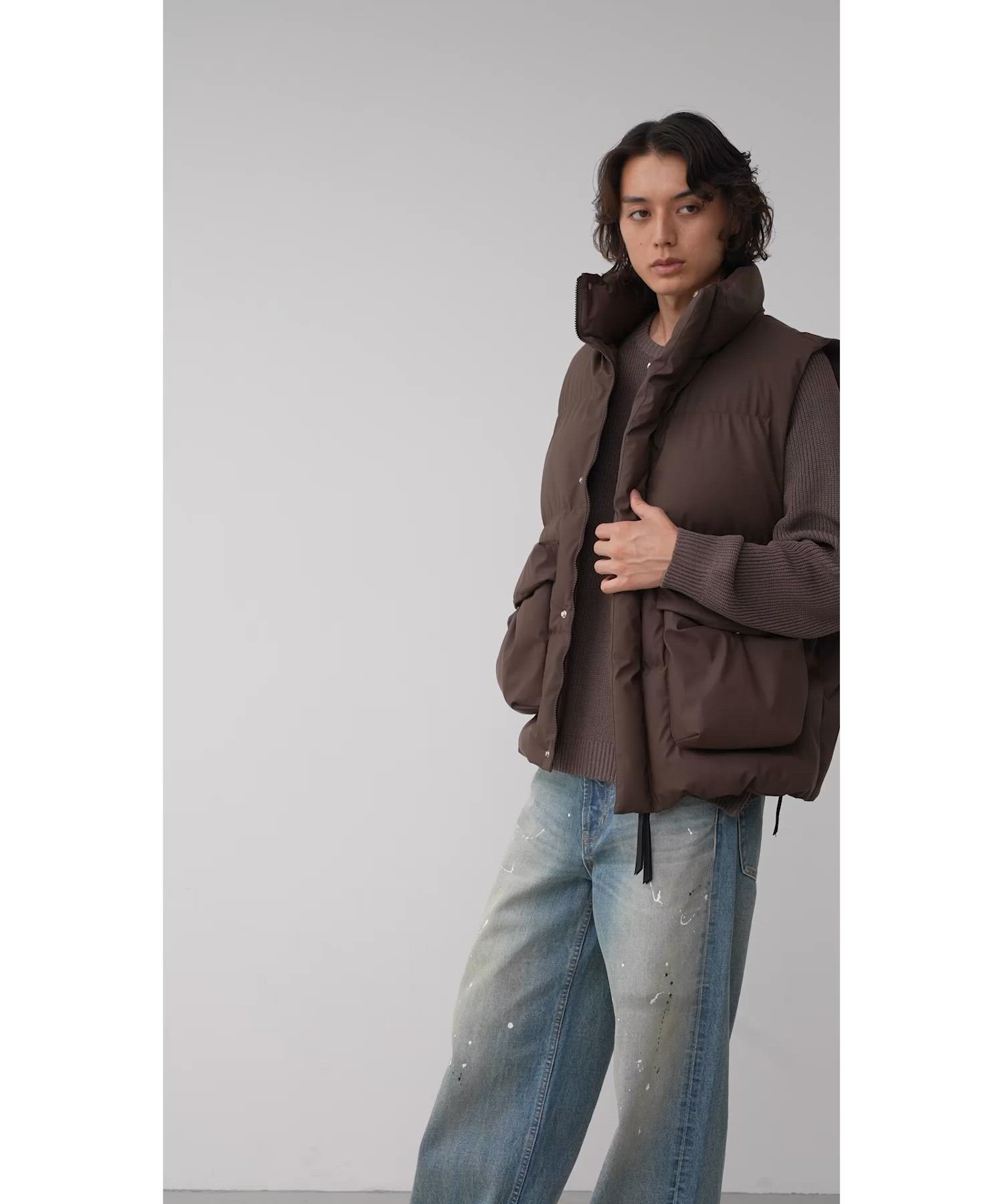 セール】ファティーグ中綿ベスト（ダウンベスト）｜AZUL BY MOUSSY