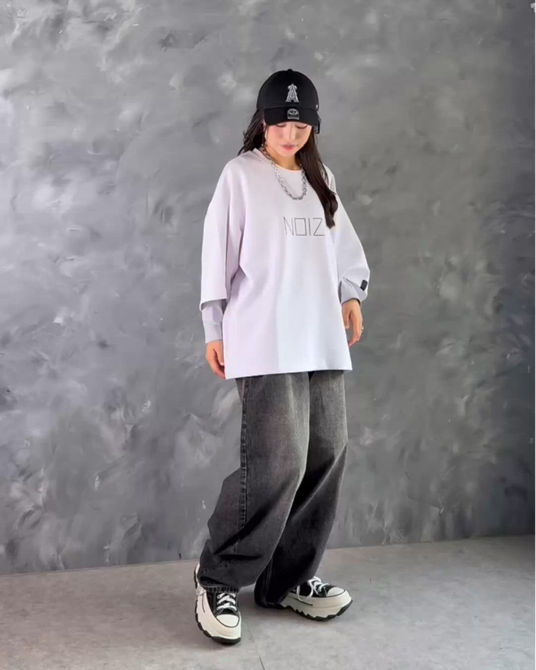 セール】NOIZY CODE LOGO TEE / ワンポイント プリント 半袖 Tシャツ