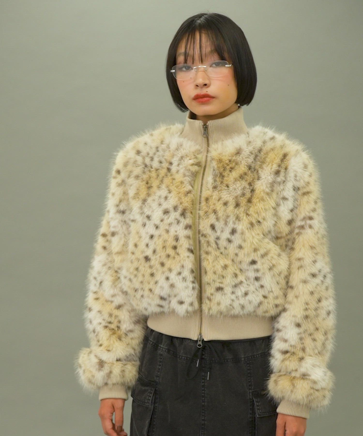 セール】FAUX FUR COMPACT JACKET（ブルゾン）｜X-girl（エックス