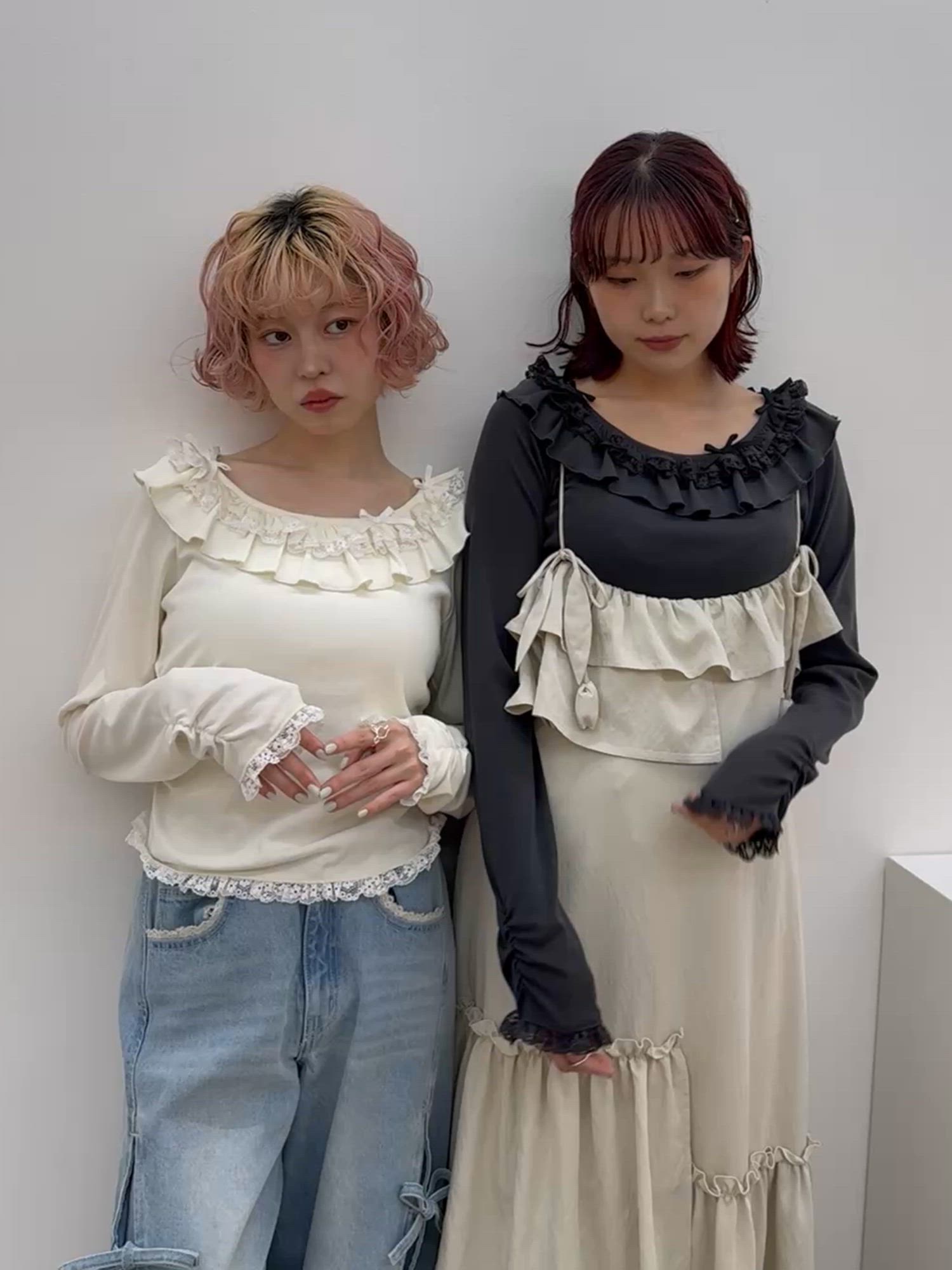 romantic frill tops（Tシャツ/カットソー）｜merry jenny（メリー
