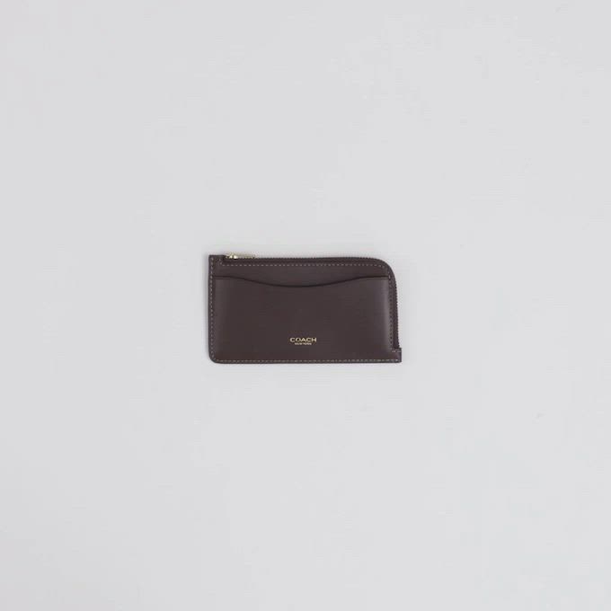 COACH ニューヨーク ジップ カード ケース・ラブド レザー COACH】ニューヨーク ジップ カード ケース・ラブド レザー カード