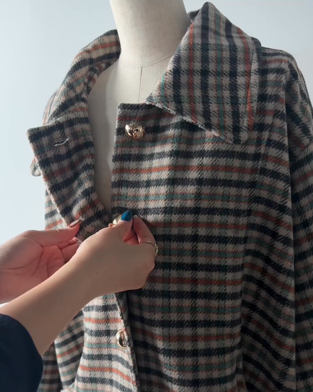 金釦ミドルコート（ステンカラーコート）｜Unitage（ユニテージ）の