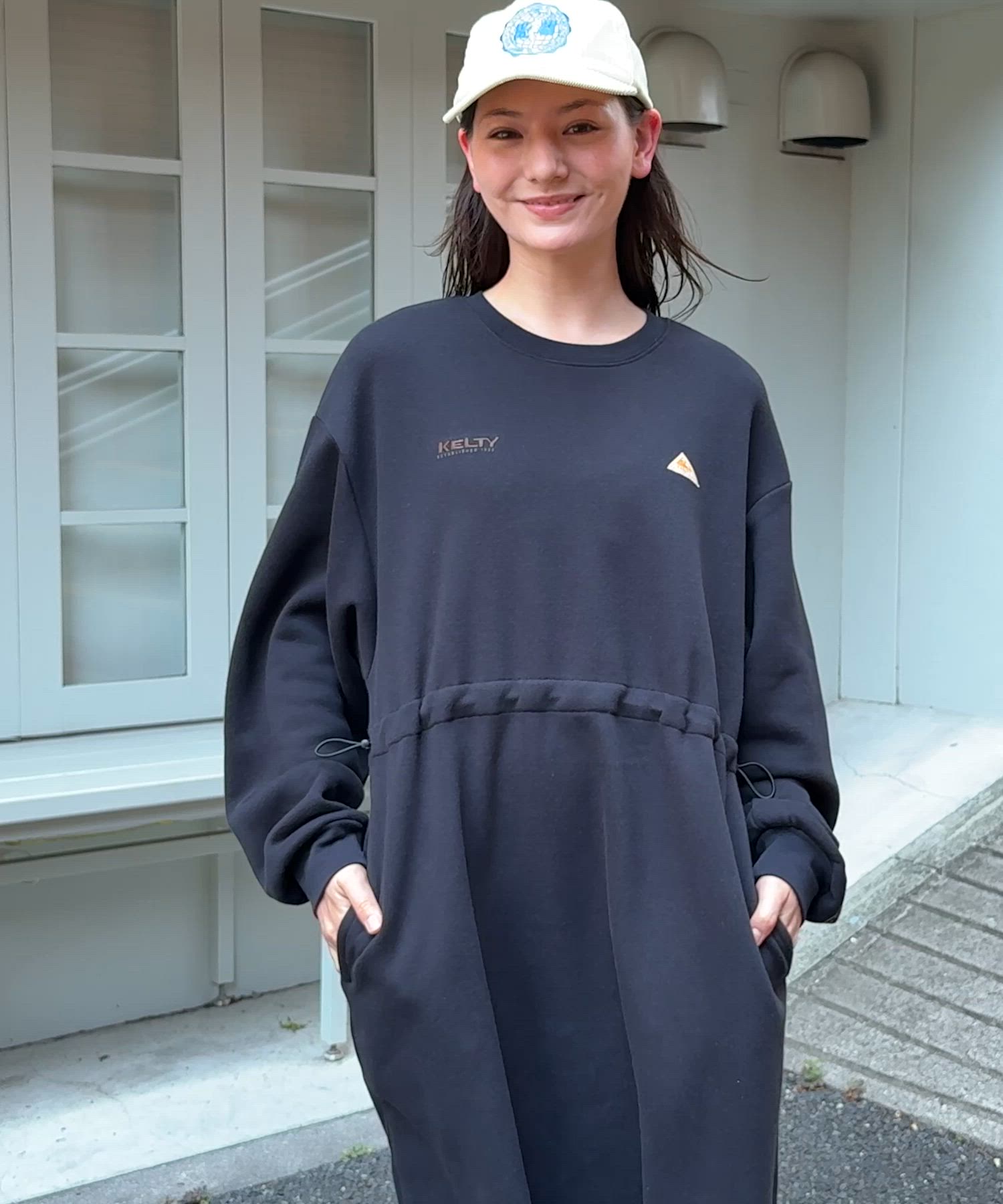 セール】KELTY/ケルティ 別注 ダブルロゴ刺繍 ウエストドローコード