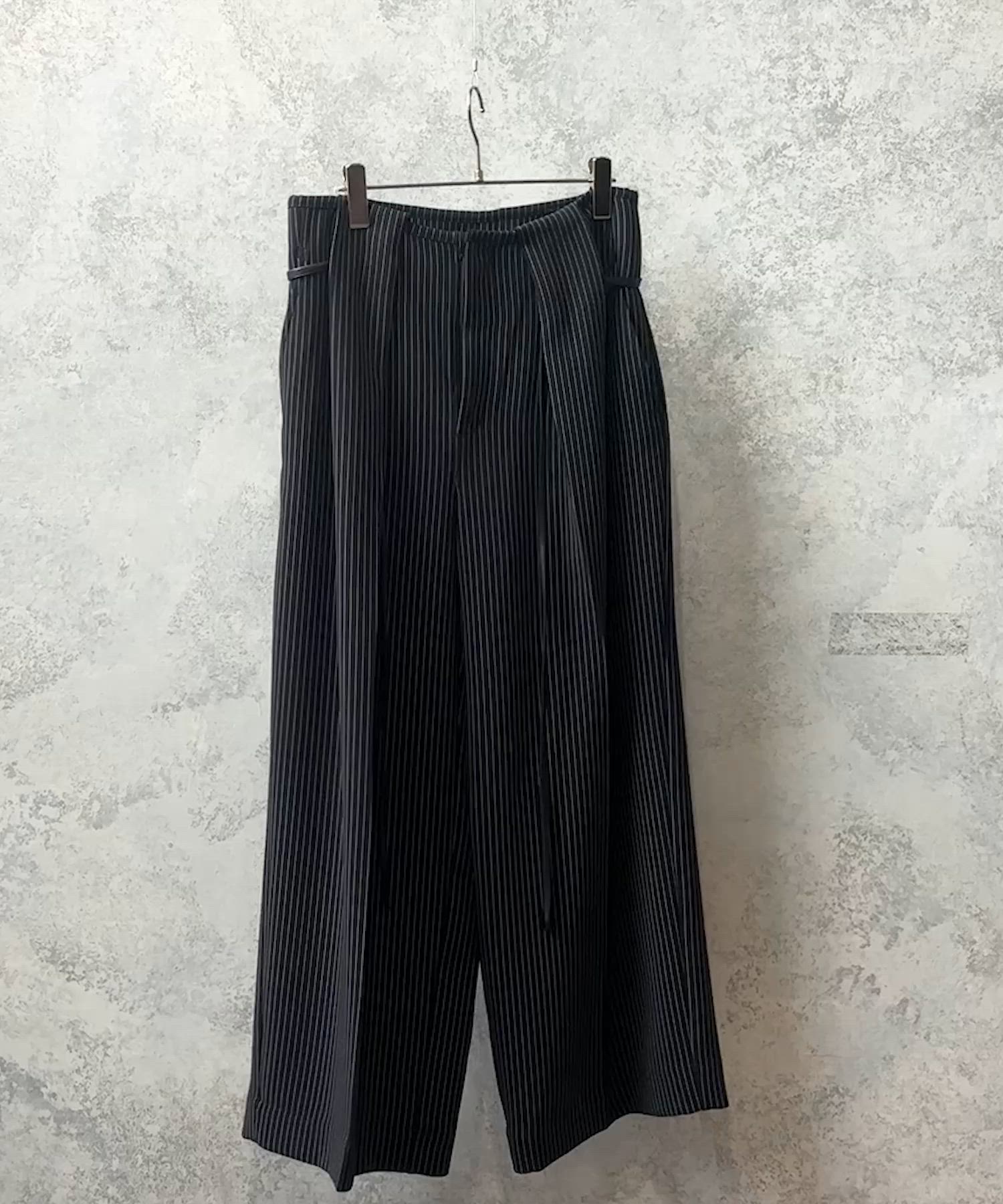 セール】Belted HAKAMA slacks/ベルテッド袴スラックス（スラックス