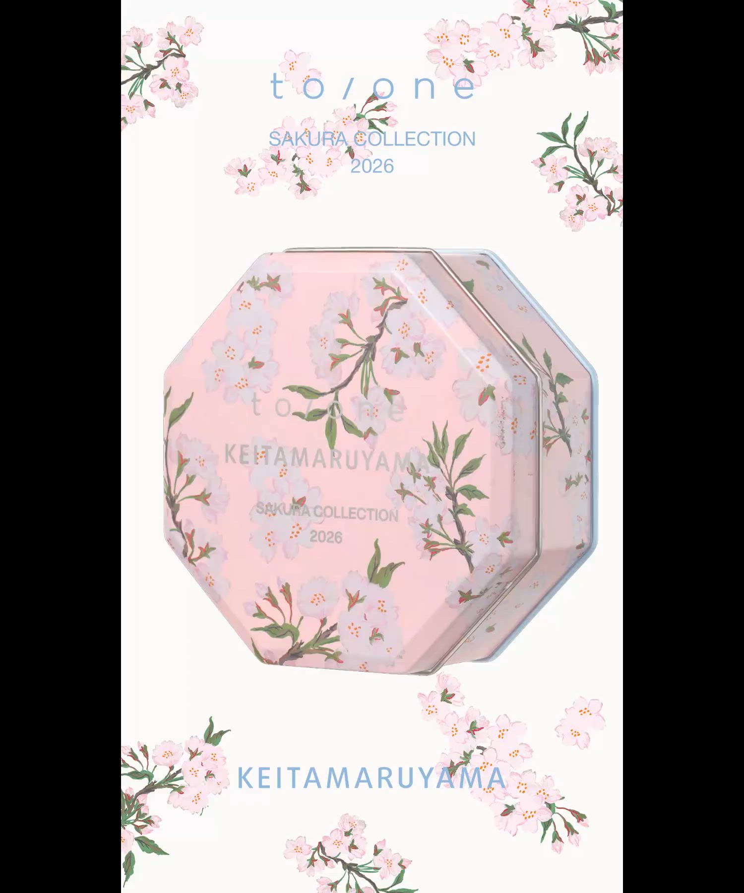 to/one /【to/one×KEITAMARUYAMA】2026 トーン サクラ デュオ［A,B