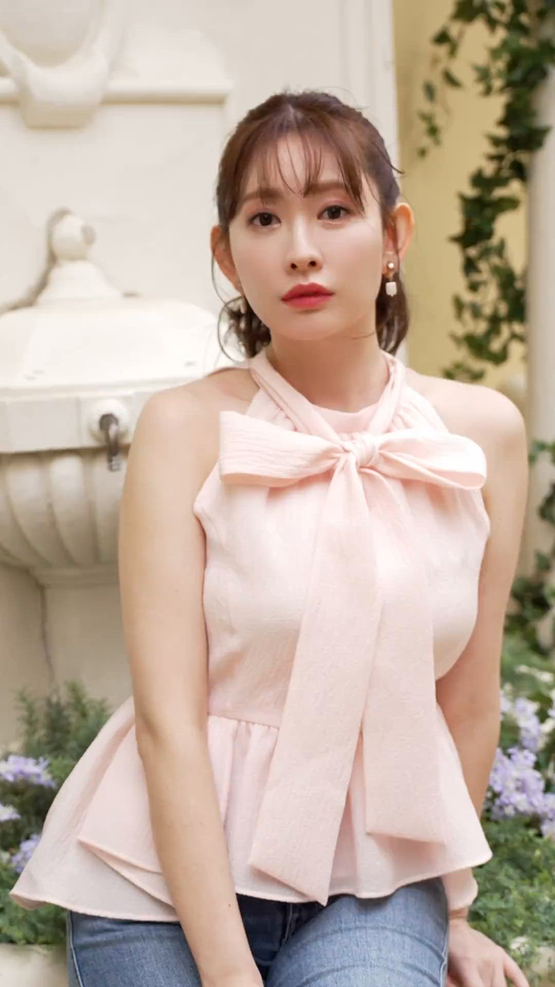 Mila Bow Peplum Blouse（シャツ/ブラウス）｜Her lip to（ハーリップ